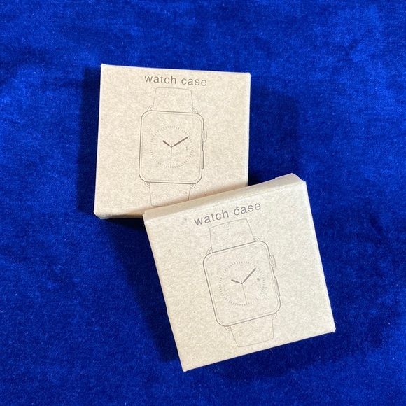 2 Clear Apple Watch Cases in boxes. 38mm.